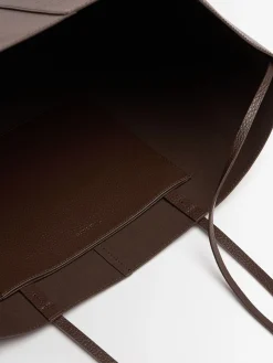 Abilla grain leather tote bag