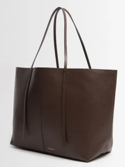 Abilla grain leather tote bag