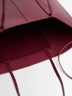 Abilla grain leather tote bag