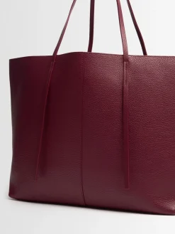 Abilla grain leather tote bag