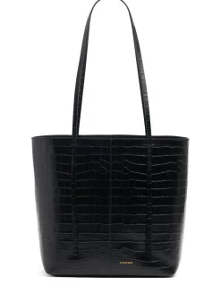 Abilso embossed leather tote bag