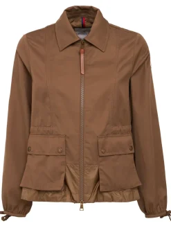 Adenium hooded tech & cotton jacket