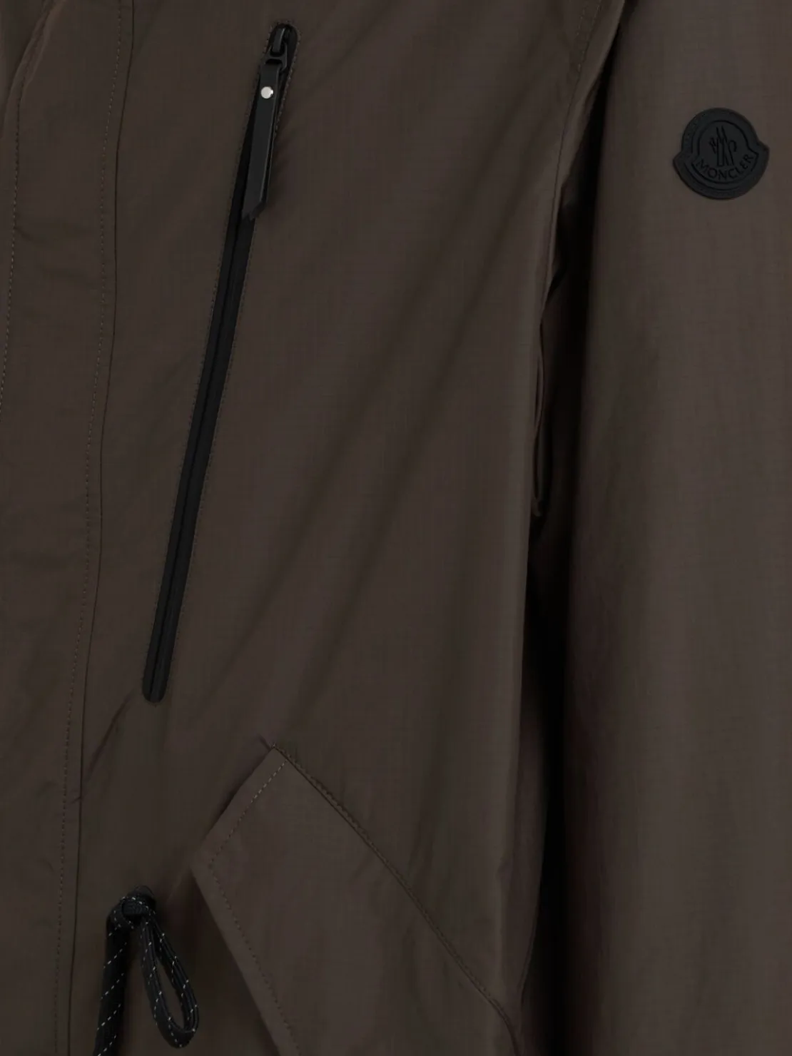 Aliso hooded nylon rain coat