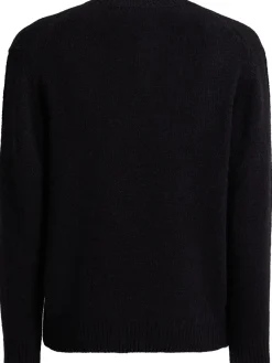Alpaca blend knit crewneck sweater