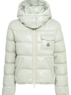 Andro nylon hooded down jacket