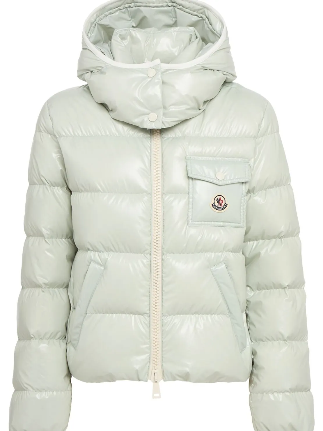 Andro nylon hooded down jacket