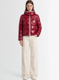 Andro nylon hooded down jacket