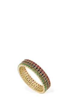 Anello Annagreta in oro 18kt con zaffiri