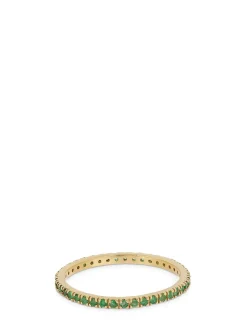 Anello Annagreta in oro 18kt con smeraldi