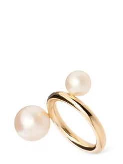 Anello sottile La Grace con perle