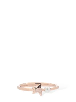 Anello Stellina in oro rosa 9kt