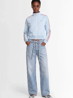 Angel patch cropped track jacket