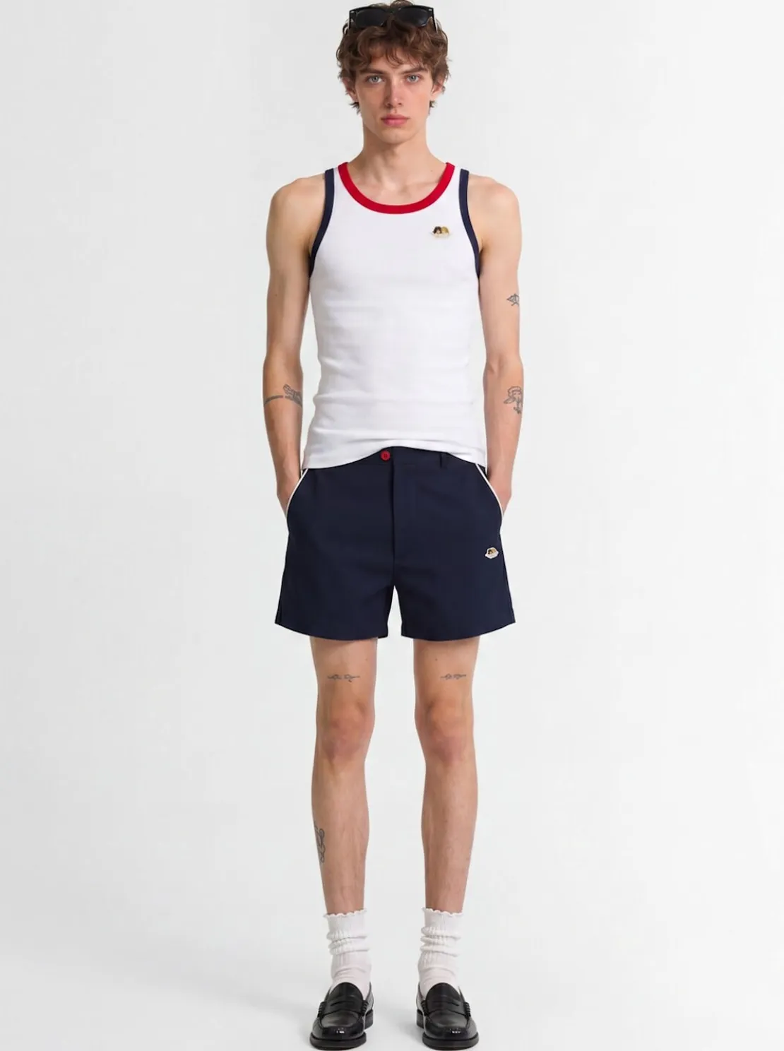 Angel Patch twill shorts