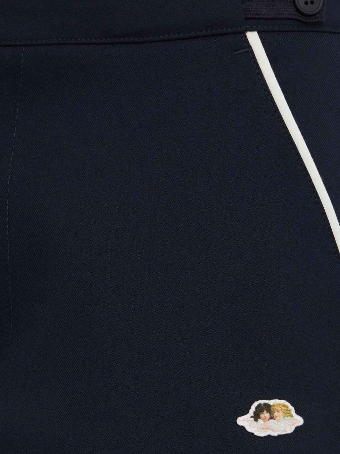 Angel Patch twill shorts