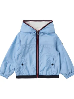 Anton nylon hooded rain jacket