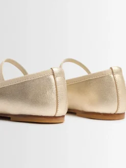 Ballerine Cat in pelle metallizzata