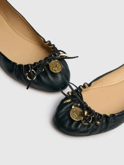 Ballerine in pelle