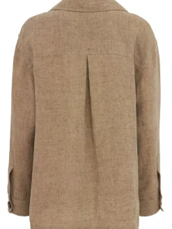 Basilare linen polo sweater