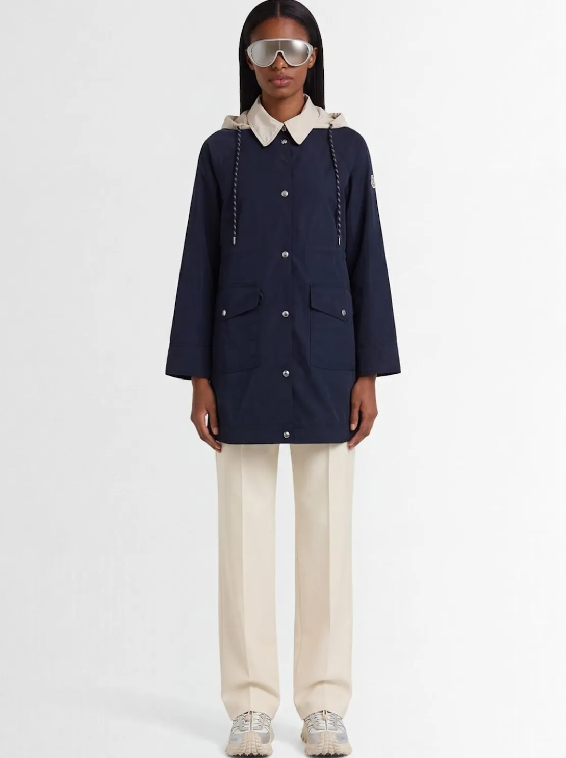 Begonia 3-in-1 cotton long down jacket
