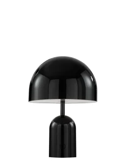 Bell portable black LED table lamp