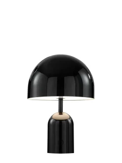 Bell portable black LED table lamp