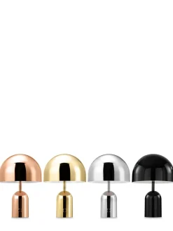 Bell portable black LED table lamp