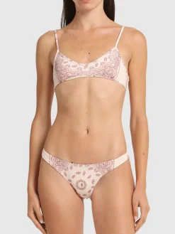 Bikini in Lycra stampa bandana
