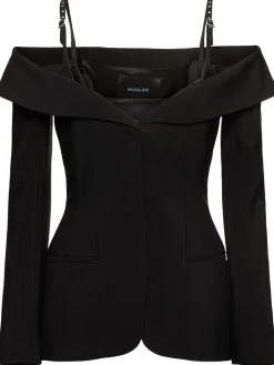 Blazer con spalle scoperte