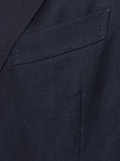 Blazer doppio petto Dina in lana e lino