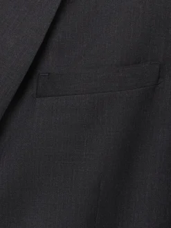 Blazer doppiopetto in twill di lana