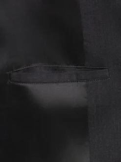 Blazer doppiopetto in twill di lana
