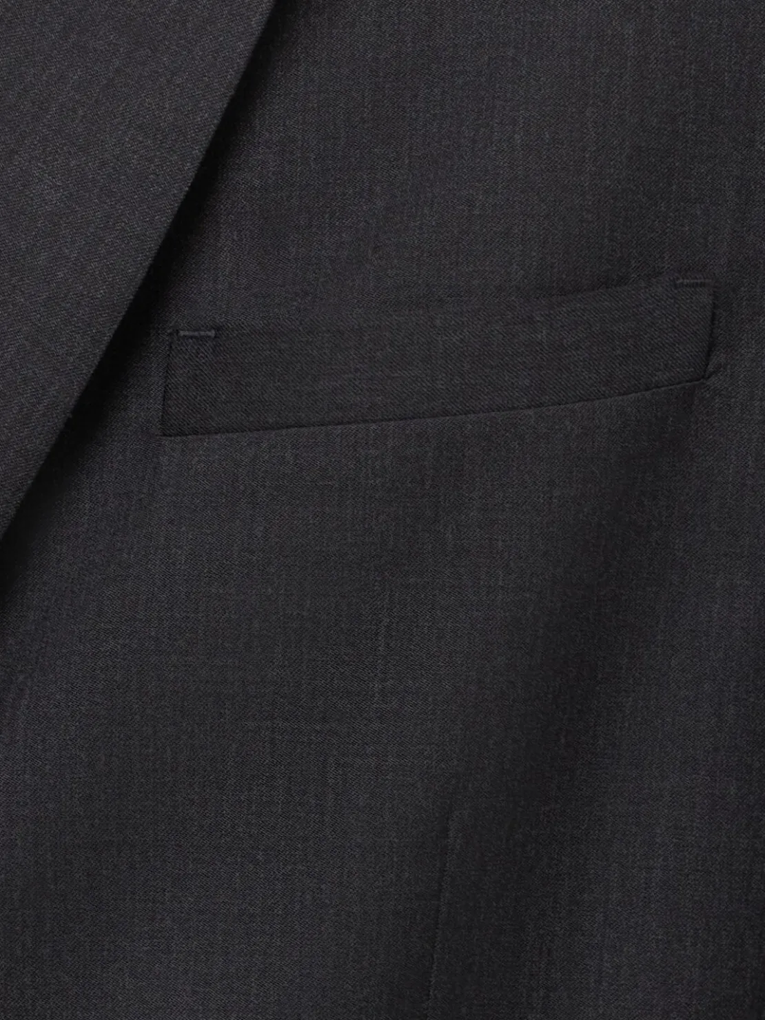 Blazer doppiopetto in twill di lana