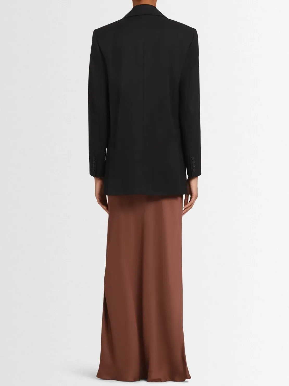 Blazer doppiopetto Nora in twill di lana