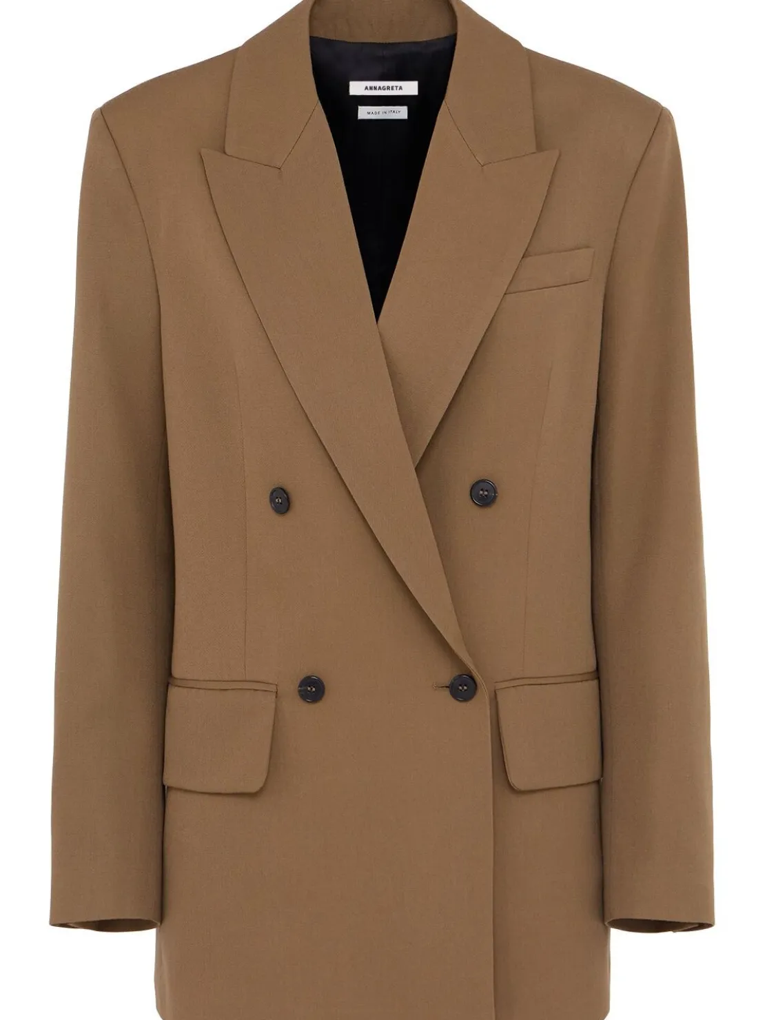 Blazer doppiopetto Nora in twill di lana