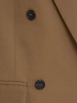 Blazer doppiopetto Nora in twill di lana