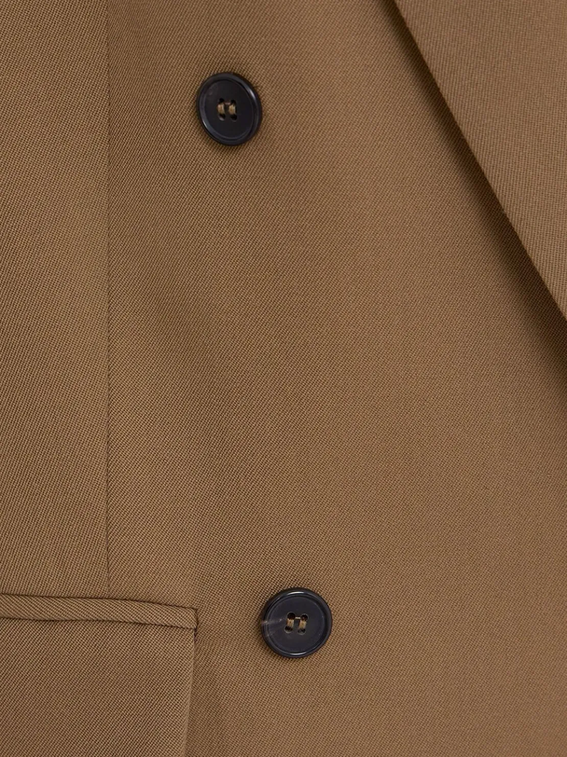 Blazer doppiopetto Nora in twill di lana