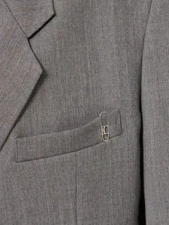 Blazer in misto lana