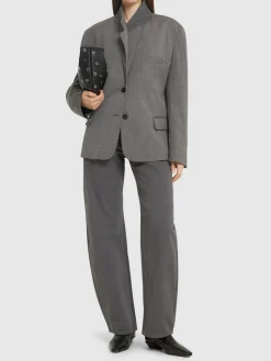 Blazer in misto lana