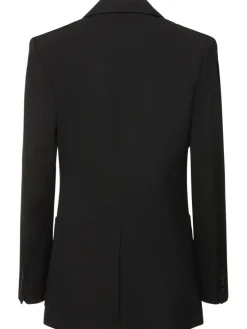 Blazer in misto lana / tasca applicata