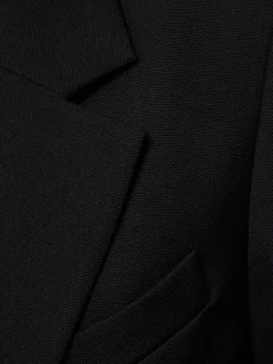 Blazer in misto lana / tasca applicata