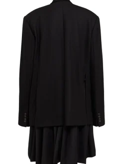 Blazer in misto lana trasformabile