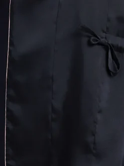 Blazer in misto poly senza colletto