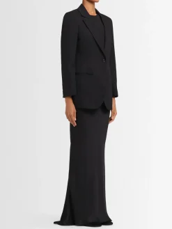 Blazer monopetto Freya in twill di lana