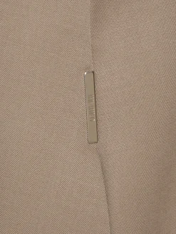 Blazer monopetto in gabardina