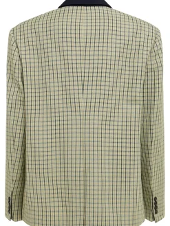 Blazer monopetto in misto lana