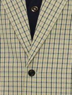Blazer monopetto in misto lana