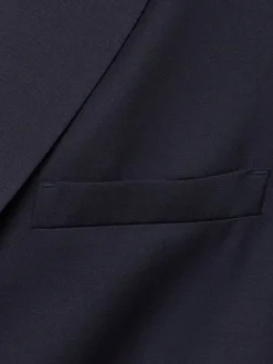 Blazer monopetto in twill di lana