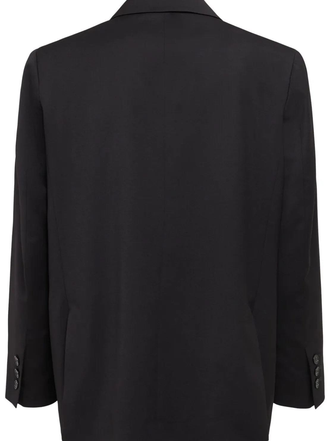Blazer monopetto in twill di lana