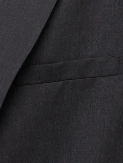 Blazer monopetto in twill di lana
