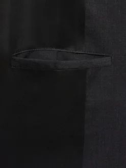 Blazer monopetto in twill di lana